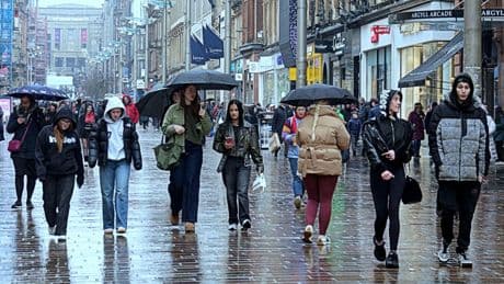 Met Office warns of Easter WASHOUT as heavy showers strike just hours after temps hit 24C on hottest day of year so far