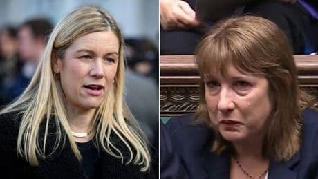Rachel Reeves' sister shows her true colours moments after tears in PMQs