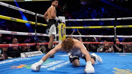 Shock moment Naoya Inoue is DROPPED by brutal left hook before pound-for-pound great comes back to win fight