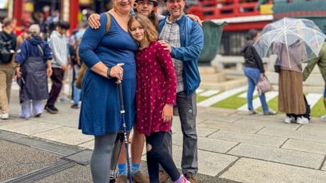 I travel full-time with my wife and kids. We're not rich, but we make it work with a few simple tricks.