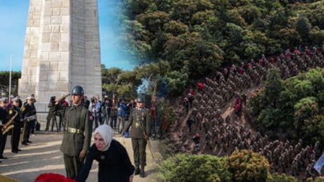 Çanakkale'de 57'nci Alay'a "Vefa Yürüyüşü"