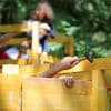 „Stadt der Kinder“ in Potsdam: Gebaute Holzhäuser werden versteigert