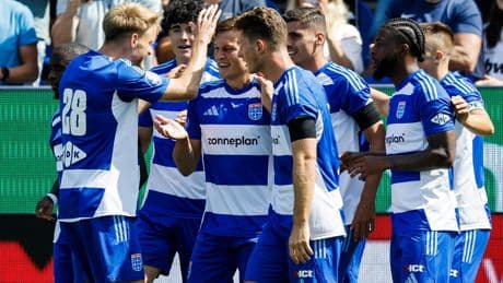 Thijs Oosting matchwinnaar PEC Zwolle tegen FC Twente en zijn vader Joseph