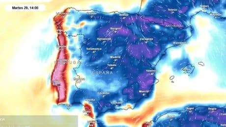 Una bolsa de aire polar traerá esta semana temperaturas más frescas en casi toda la Península y algunas tormentas
