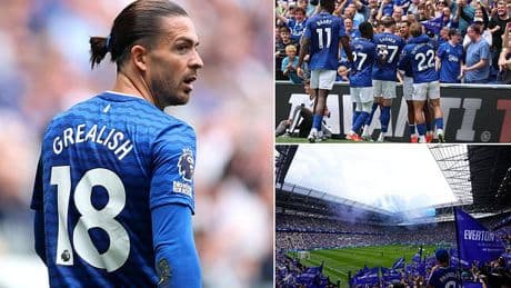 Everton score their FIRST goal at brand new Hill Dickinson Stadium as star who bagged final goal at Goodison Park finds the net - thanks to magic from Jack Grealish