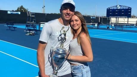 Oliver Tarvet's girlfriend backs new Brit Wimbledon sensation to beat champ Carlos Alcaraz