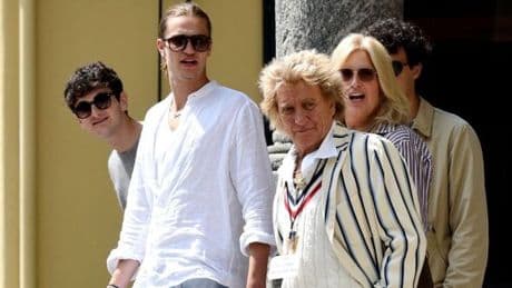 Rod Stewart steps out with rarely seen son after he makes huge career change