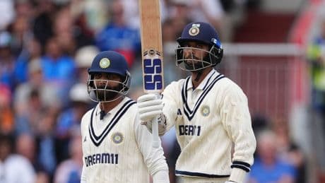 India pair Washington Sundar and Ravindra Jadeja dent England’s hopes of victory