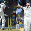Disaster for Aussie cricket's brightest young star as umpiring dramas rock West Indies Test