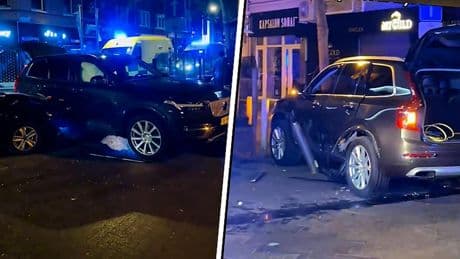 Zien: 17-jarige zonder rijbewijs vlucht na botsing in Antwerpen