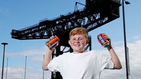 Scots schoolboy lands Irn-Bru ad role to bring back 'Made in Scotland from Girders' slogan