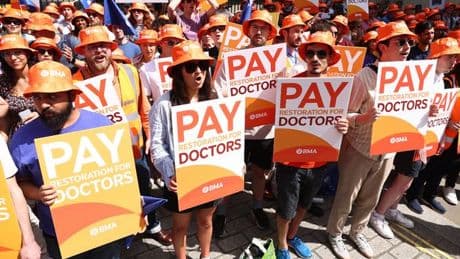 Wes Streeting says support for striking doctors has 'collapsed' ahead of crisis talks
