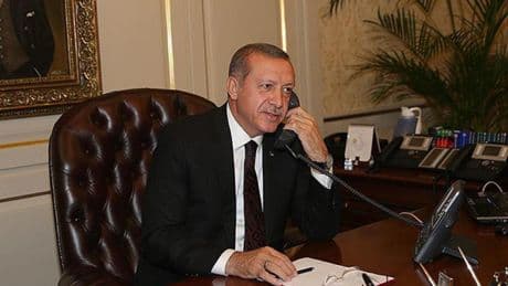 Cumhurbaşkanı Erdoğan, Türkmenistan Millî Lideri Berdimuhammedov ile telefonda görüştü