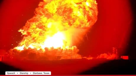 Explota en Tierra un cohete de SpaceX