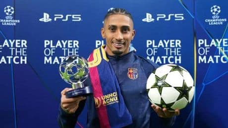 El Barça arrasa en los MVP de los partidos de la Champions League 2024-25
