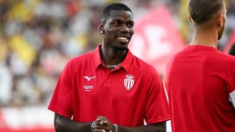 "Il est bon vivant, il a le sourire et ça nous apporte beaucoup": Paul Pogba pas encore prêt mais déjà adopté à Monaco