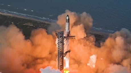 Starship landt volgens plan in Indische Oceaan: ’Splashdown bevestigd!’