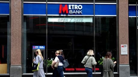 High street lender Metro Bank receives takeover approach