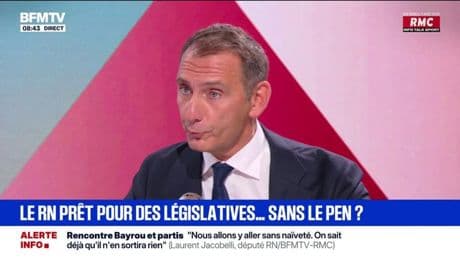 "Nous sommes prêts" en cas de nouvelle dissolution, déclare Laurent Jacobelli, député RN