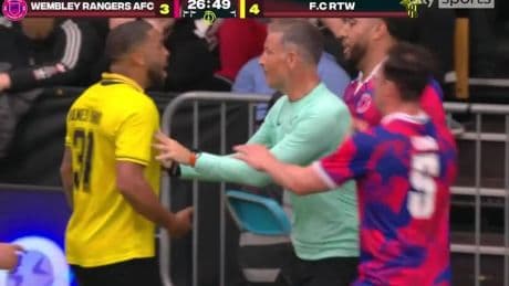 Former Premier League star sent off on football return after sparking furious brawl