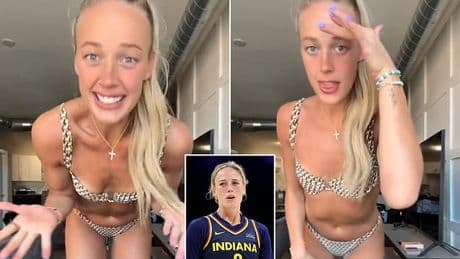 Injured WNBA superstar Sophie Cunningham sends fans into meltdown with TikTok dance in tiny bikini