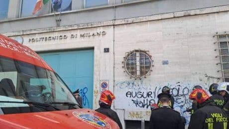 Milano, paura al laboratorio di chimica del Politecnico