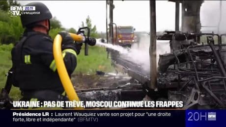 Ukraine: les réactions après l'attaque russe sur un minibus qui a fait 9 morts