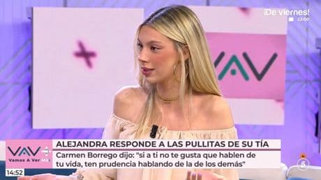 Alejandra Rubio, sobre el regreso de Terelu Campos a &#039;Supervivientes&#039;: &quot;Tenía muchas ganas de decirle algo a Damián&quot;