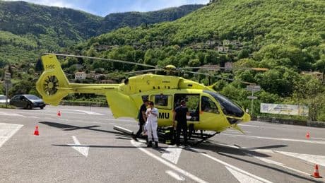 Alpes-Maritimes: trois blessés lors d'une collision entre une moto et une voiture aux Gorges du Loup