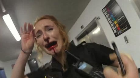 PC attacked in airport brawl was 'terrified' - and says people just filmed on their phones