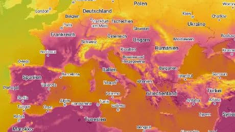 Wetter in Europa: Zweite Hitzewelle von Spanien bis zur Türkei