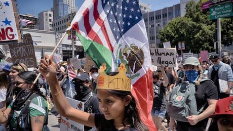 Anti-Trump demonstrators crowd streets, parks and plazas across the US. Organizers say millions came
