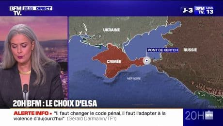 LE CHOIX D'ELSA - Guerre en Ukraine: nouvelle attaque de Kiev sur le pont de Kertch, en Crimée