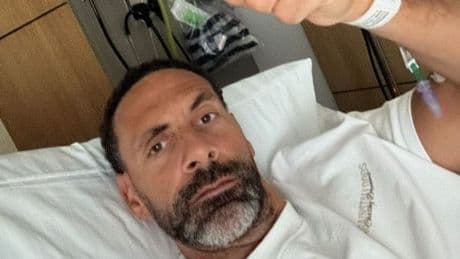 Rio Ferdinand shares hospital bed photo as Man Utd legend explains missing PSG vs Arsenal