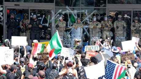 Letters to the Editor: No one brought in the Marines to quell sporting event chaos, so why protests?