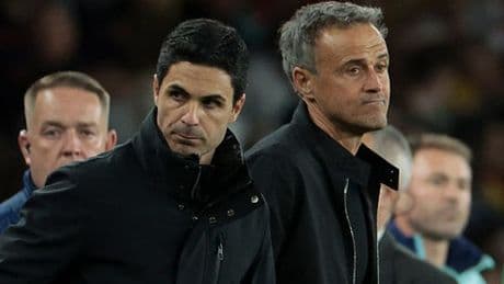 Mikel Arteta and Luis Enrique make contrasting decisions just days before Arsenal vs PSG