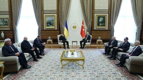 Erdoğan-Zelenskiy görüşmesi başladı
