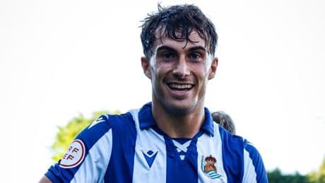 Goti será uno de los que dé el salto con Sergio al primer equipo de la Real Sociedad
