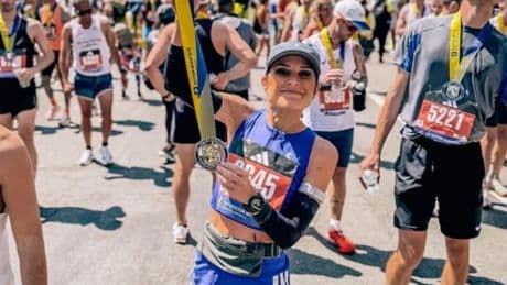 Las lágrimas de Verdeliss en el maratón de Boston