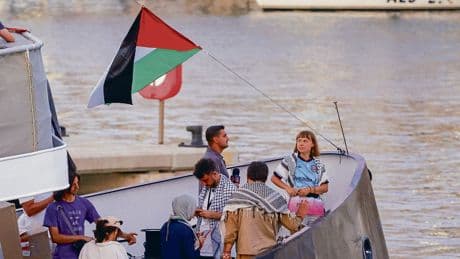 Hilfe für Gaza | Nächtlicher Beschuss der »Sumud Flotilla«