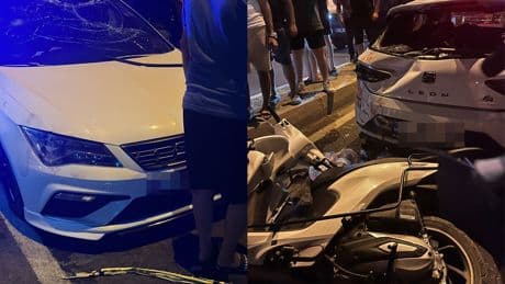 İzmir'de otomobile çarpan motosiklet sürücüsü can verdi