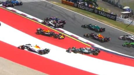 Max Verstappen fumes at 'f***ing idiot' Kimi Antonelli after crashing out of Austrian GP