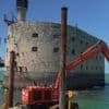 Le Fort Boyard, monument mythique mais menacé, est en chantier pour le protéger des éléments