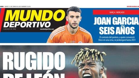 Portada de hoy de la Edición Bizkaia-Araba de Mundo Deportivo