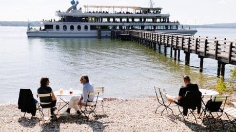 Starnberger See: Grantig im Biergarten