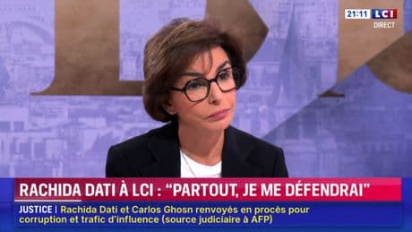 «Je suis condamnée ?» : Rachida Dati fait irruption sur le plateau de LCI dans une scène lunaire