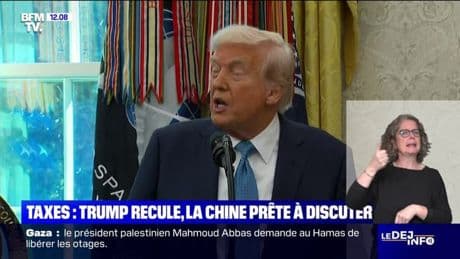 Donald Trump compte "baisser de façon substantielle" les droits de douane contre la Chine, qui de son côté est prête à discuter