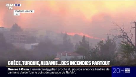 Grèce, Turquie, Albanie...Les incendies font rage dans de nombreux pays