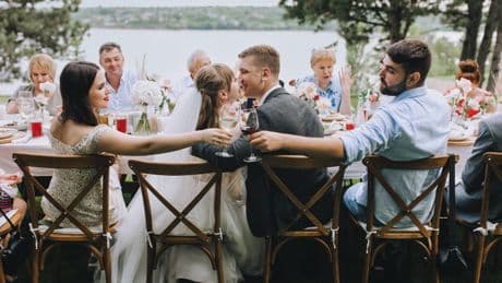 I don't give money at weddings anymore. My gift is my presence.