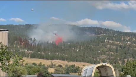 Wildfire grounds flights in Kelowna